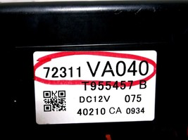2015..15 SUBARU  WRX 2.0L / TEMPERATURE/ CLIMATE/ CONTROLS/OEM image 3