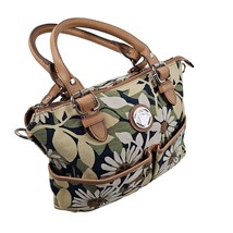 Relic Handbag Canvas Shoulder Bag Floral Pattern Purse Zip Outer Inner P... - £19.78 GBP