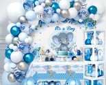 155Pcs Elephant Baby Shower Decorations For Boy Baby Boxes With Letters ... - $49.99