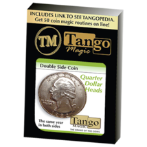 Double Side Quarter (Heads) (D0078) by Tango Magic - Trick - $287.06 MXN