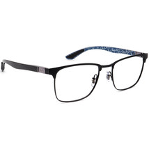 Ray-Ban Men&#39;s Eyeglasses RB 8421 2904 Carbonfiber Black Square Frame 54[]19 145 - £141.63 GBP