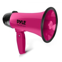 Pyle 20-Watt Mini Megaphone Speaker with Siren - Pink (Open Box) - $9.89