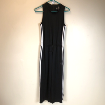 adidas Womens Black Side Snap Romper One Piece Sleeveless Jumpsuit Size Small - £39.46 GBP