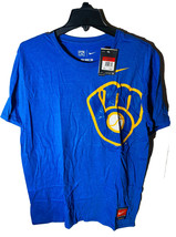 Nike Major League Baseball Blue The Nike Tee, T-Shirt  LARGE - £15.81 GBP