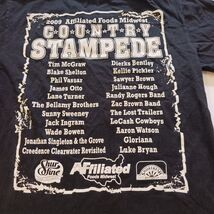 Anvil Country Stampede Country Print Design 2009 Cotton T-shirt Adult Size Small image 2