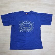 Vintage Ecko Unltd Blue Graphic T-Shirt Size Medium Rhino Logo Y2K Stree... - $29.69