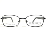 Genevieve Eyeglasses Frames MITZIE MATTE BLACK Rectangular Full Rim 51-1... - $39.59