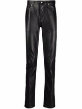 Zadig &amp; VoltaireDavid Leather Pantalon Trousers Skinny Pants $1098 Sz 42... - £387.71 GBP