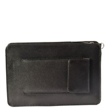 DR371 Real Leather Wristlet Pouch Black - $49.49