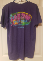 Ron Jon Surf Shop T Shirt Cozumel Mexico Size Large Purple Double Sided - $14.55