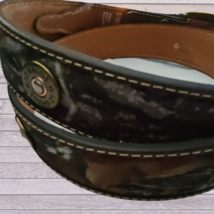 Nocona Camouflage Genuine Leather Belt Size 42 Pre-loved image 3