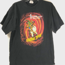 $95 Houston Livestock Rodeo Vintage 90s Diddley Strait Daniels Black T-Shirt XL - £102.02 GBP