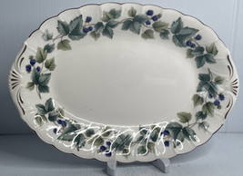 Nikki Fine Tableware Wildberry Blossom 14” Oval Serving Platter. Japan D... - $19.75
