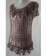 Rose Top/Crochet/Sleeve/Summer/Blouse - £29.63 GBP