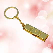 Eyring metal keychain cool car keyring purse bag decoration creative gift keyfob golden thumb200