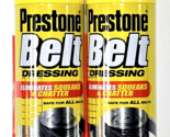 2 Pack Prestone Belt Dressing Eliminates Squeaks &amp; Chatter Safe For All ... - $21.99