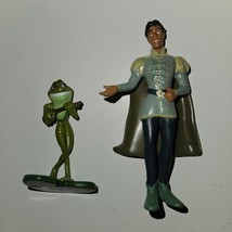 2 Disney Princess &amp; the Frog Figures Toy Lot Prince Naveen as Frog - £15.49 GBP