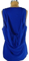 Vince Camuto Blue Capri Sleeveless Blouse New With Tags Size M Free Ship... - £61.75 GBP