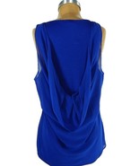 Vince Camuto Blue Capri Sleeveless Blouse New With Tags Size M Free Ship... - $106.89 CAD