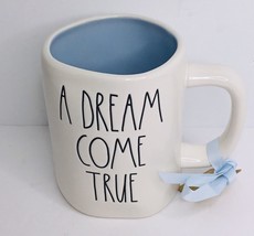 Rae Dunn Disney “A Dream Come True” Princess Cinderella Mug With Castle Blue New - £14.49 GBP