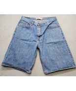 Levi&#39;s Jean Shorts Mens Size 34 Blue Denim Loose Fit Flat Front Cotton P... - €20,24 EUR