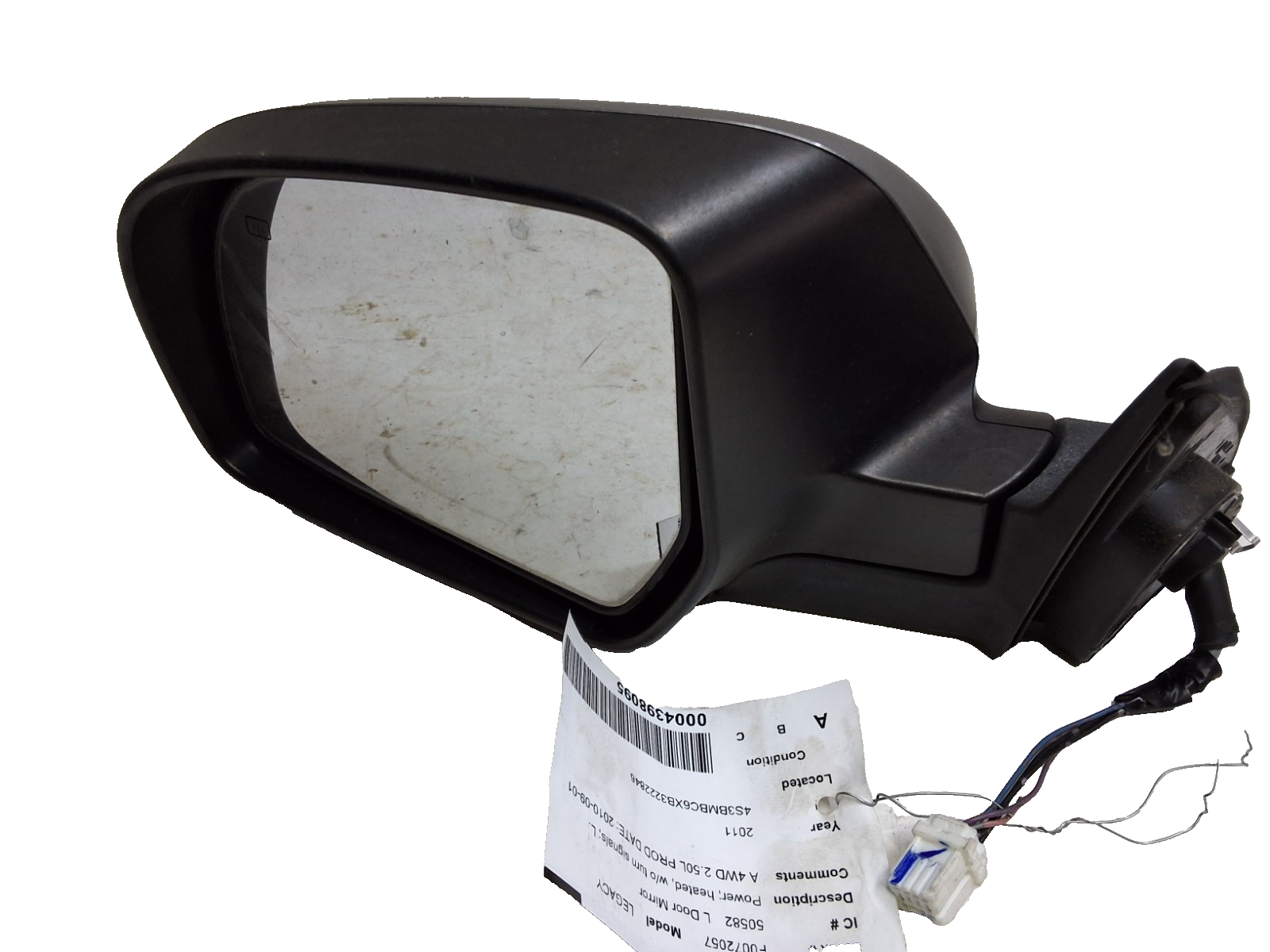 11 12 13 14 Subaru legacy left driver's gray door mirror 5 wires OEM Item image 3