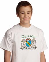 Dawson Irish Coat of arms tee Shirt in White - £12.42 GBP+