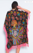 Frida Kahlo Kimono, bohemian kimono - $85.50