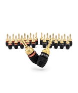 12-Pairs Sewell SW-29863-12 Deadbolt Banana Plugs by, Gold Plated Speake... - $23.49