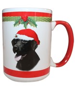 Labrador Chocolate Lab Christmas Coffee Mug  E&amp;S Pets Dog Puppy Tea Cup ... - £15.57 GBP
