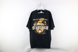 Vtg Y2K Mens XL Faded Spell Out Pittsburgh Steelers Sixburgh Super Bowl T-Shirt - $49.45