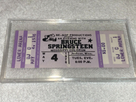 Bruce Springsteen 1976 Unused Concert Ticket Jackson Mississippi Ephemera Usa - $19.97