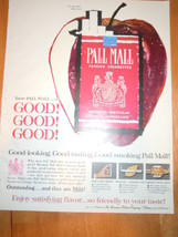 Vintage Pall Mall Cigarettes Print Magazine Advertisement 1961 - £10.38 GBP