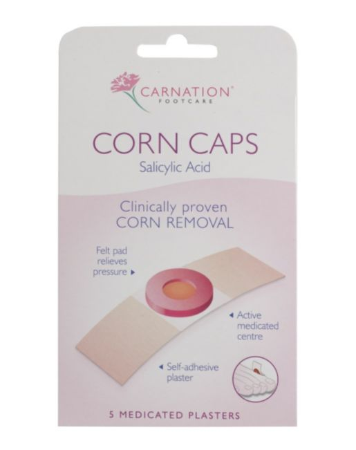 Carnation Corn Caps - 5 Medicated Plasters - $3.76