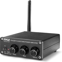 Pyle Pda22Bt Compact Strong Home Audio Amplifier Receiver Mini With Bluetooth - £63.95 GBP