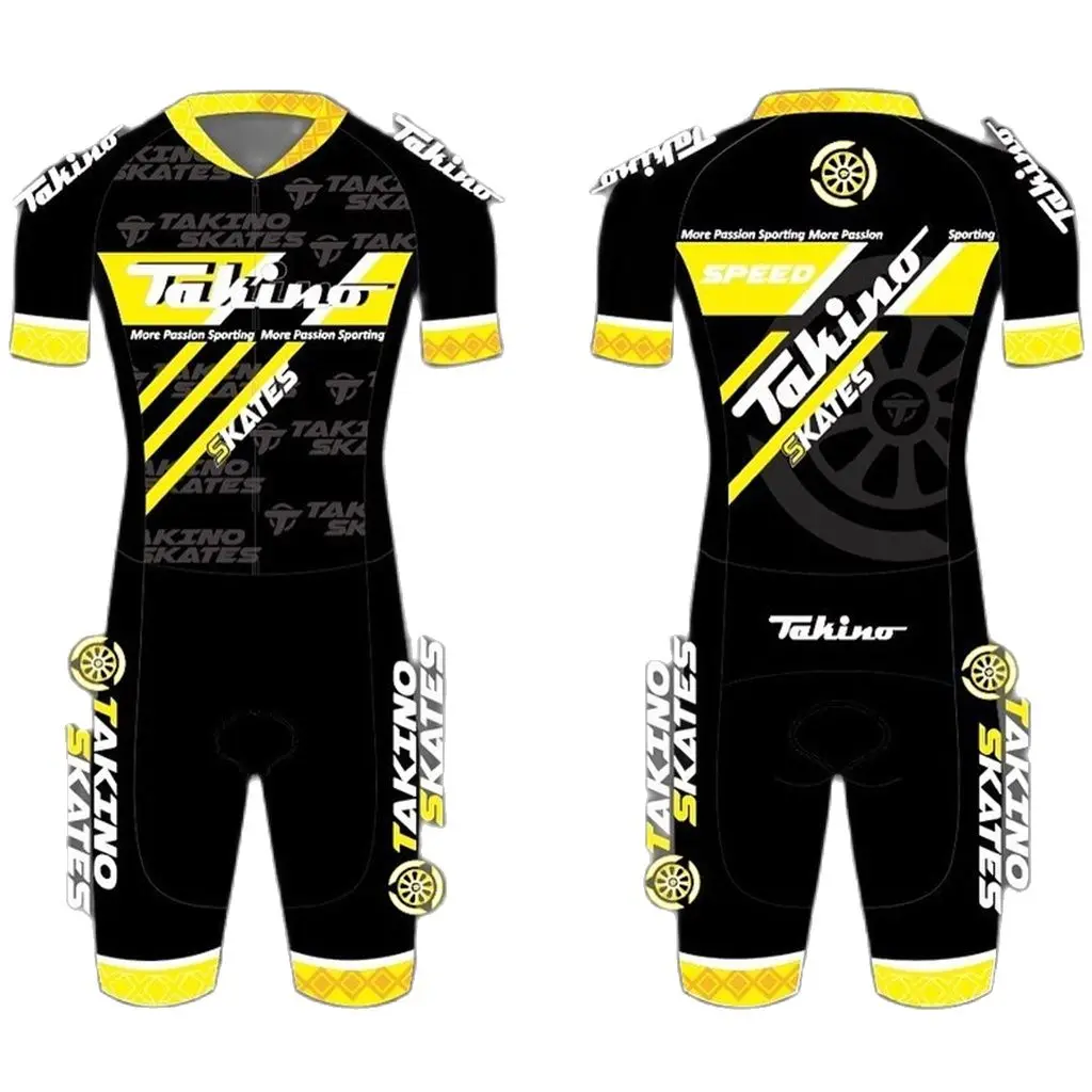 Sporting 2022 Summer Takino Racing New Skinsuit Speedsuit Roller Skates Apparel  - £65.46 GBP