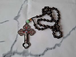 Christian Orthodox Metal Cross Necklace - $28.00