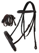 Horse English Brown All-Purpose Trail Leather Bridle Reins 805EB02 - $1,013.09 MXN+