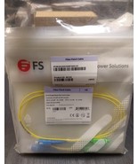 FS 9/125 Single Mode Fiber Patch Cable 1m SC UPC to SC APC, Simplex (Lot... - $38.96 CAD