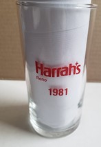 Harrah&#39;s Reno 1981 High Holler Round-Up Rodeo All-Around Cowboys Glass - £11.81 GBP