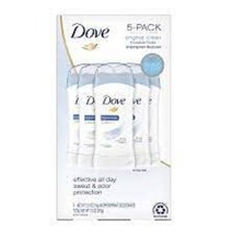 Dove Original Clean Antiperspirant Deodorant, 5 pk. NO SHIP TO CA - $19.16