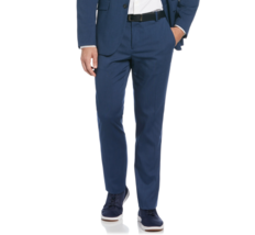 Perry Ellis Premium Blue Very Slim Fit Tech Pant Size 38W X 30L - £31.45 GBP