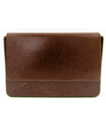 Levenger Bordeaux Burgundy Leather 25 Pen Collector Carrying Case - $93.72 CAD