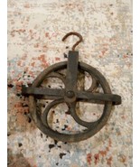 Cast Iron Vintage Industrial Wheel Farmhouse Pulley 7 Inch - $49.56