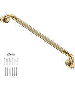 Gold Shower Grab Bar w/Anti-Slip Knurled Grip 32 Inch, Zepolu Wall Mounted - £27.78 GBP