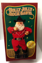 Rocking Santa Dances To Alan Jackson  Singing Have A Holly Jolly Christmas NRFB - £54.12 GBP