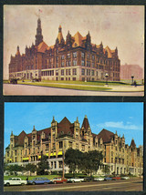 2 Antique St. Louis City Hall Postcards Charmcraft J.S. Mc Dermott 1910-1950 - £11.03 GBP