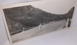 1918 People Playing Tennis w/Navy Sailor in a Valley 3x5 B&amp;W Photograph Photo - £9.49 GBP