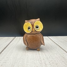 Vintage Ceramic Owl Made In Japan, Adorable, Curio Collectibles Miniature - $9.89