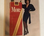 1986 More 120s Cigarettes Print Ad Advertisement pa22 - £5.44 GBP
